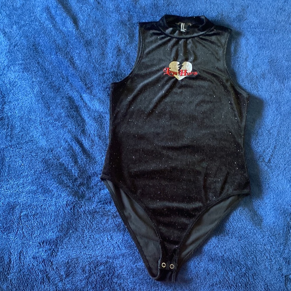 Vintage 90s Black corduroy onesie